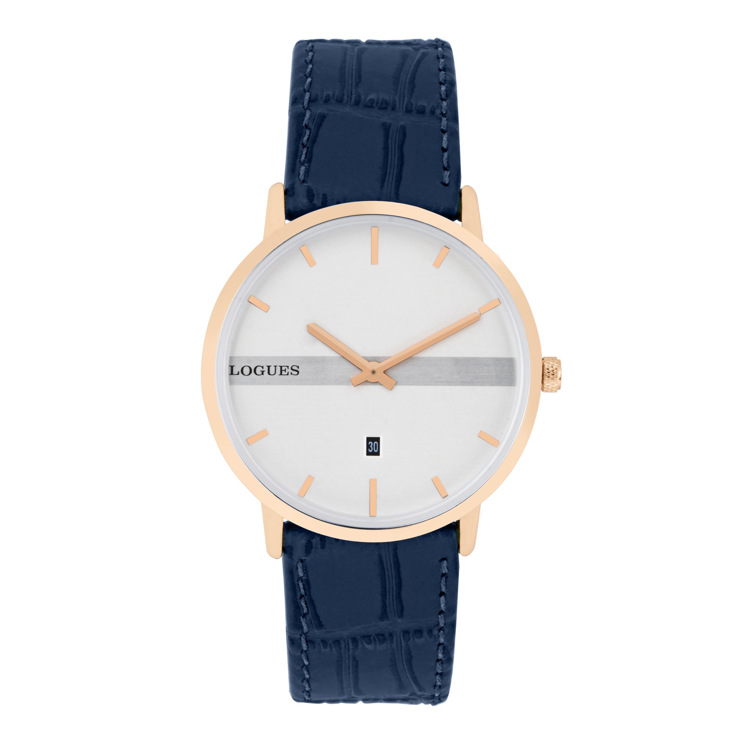 Logues White Dial Silver Stainless Steel Strap Watch – GHADIWALE-gemektower.com.vn
